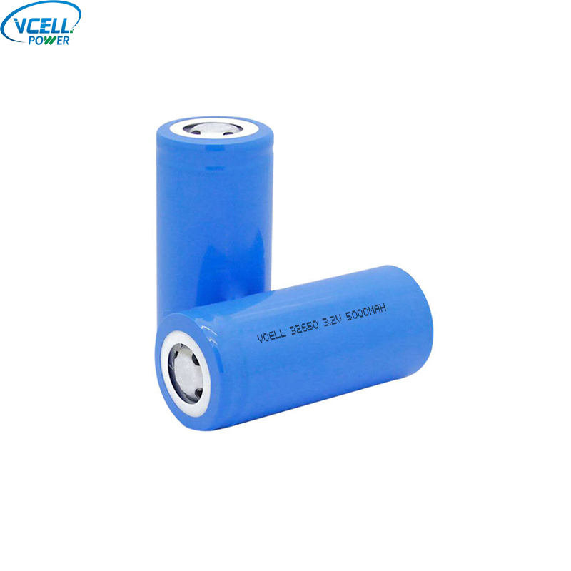 3.2V 5000mAh IFR32650 LiFePO4 バッテリー