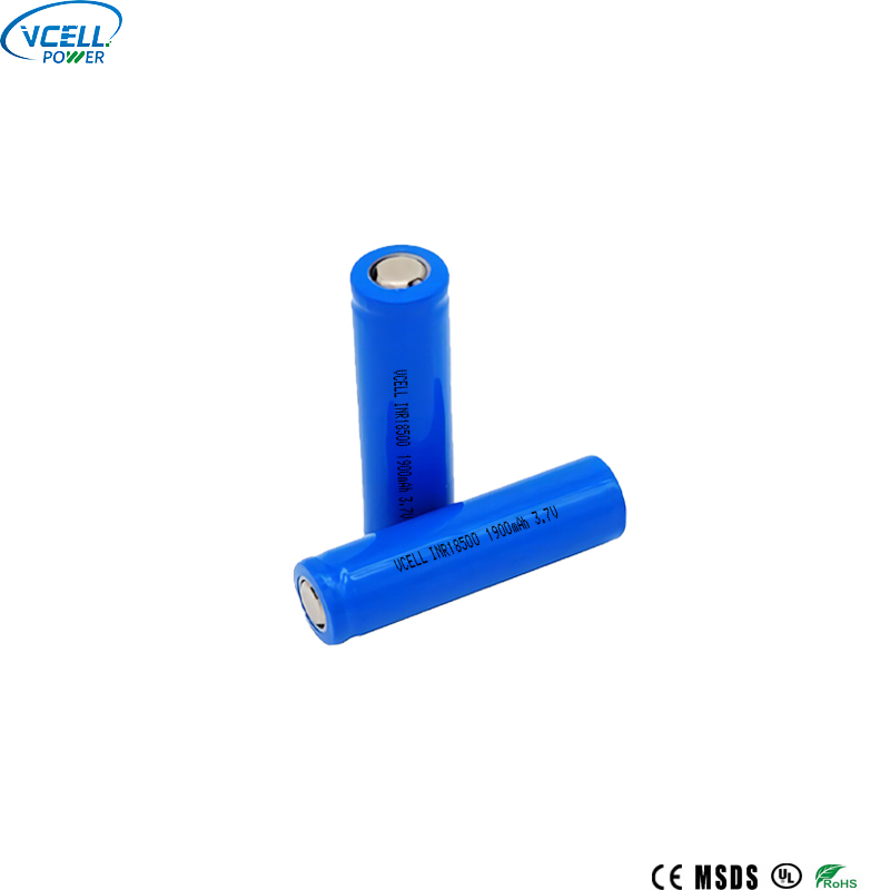 3.7V 1900mAh INR18500 リチウムイオン電池