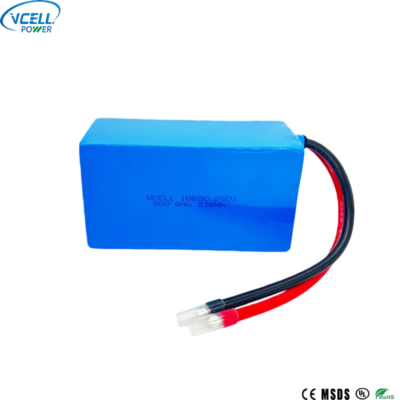 36V 6000mAh 10S3P 18650 リチウムイオン電池
